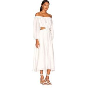 ASTR the Label‎ Cassian Off The Shoulder Cutout Dress Size Medium